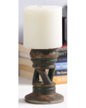 WENGE SPIRAL CANDLE STAND WENGE SPIRAL CANDLE STAND